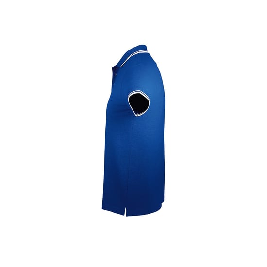 SOLS - Polo manches courtes PASADENA - Homme (Bleu roi/blanc) - Image 3
