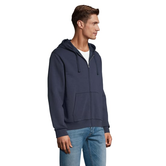 SOLS - "Spike" Hoodie mit durchgehendem Reißverschluss für Herren (Dunkelblau) - Image 3