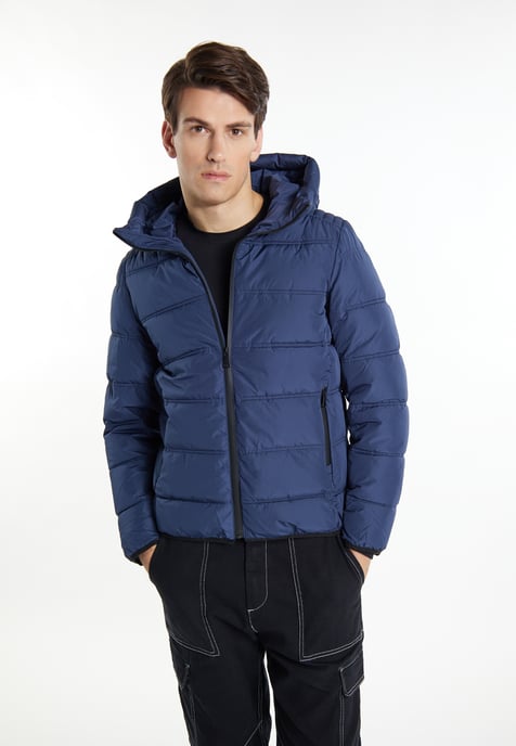 Mo Wattierte Winterjacke Herren Marine - Image 3