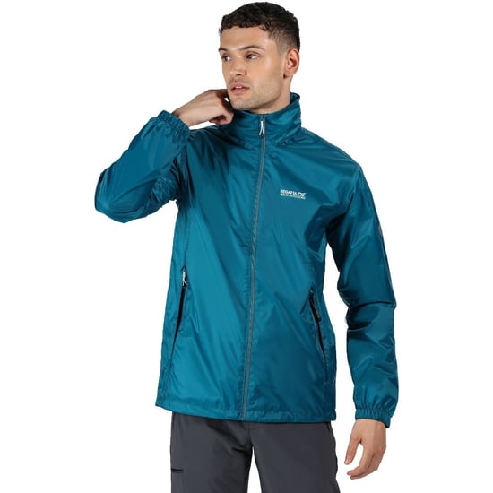Regatta Herren Regenjacke Lyle IV, leicht, wasserfest (Teal) - Image 4