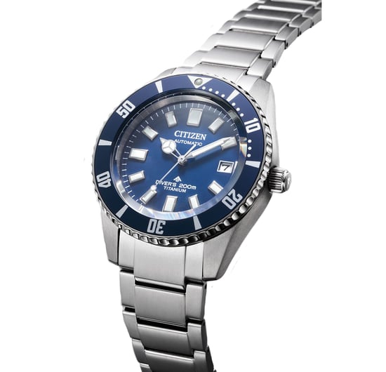 Citizen Promaster Taucher Herren Silberuhr NB6021-68L - Image 3