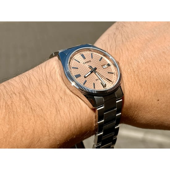 Casio Casio Kollektion Herren Silber Uhr MTP-1302PE-4AVEF - Image 4