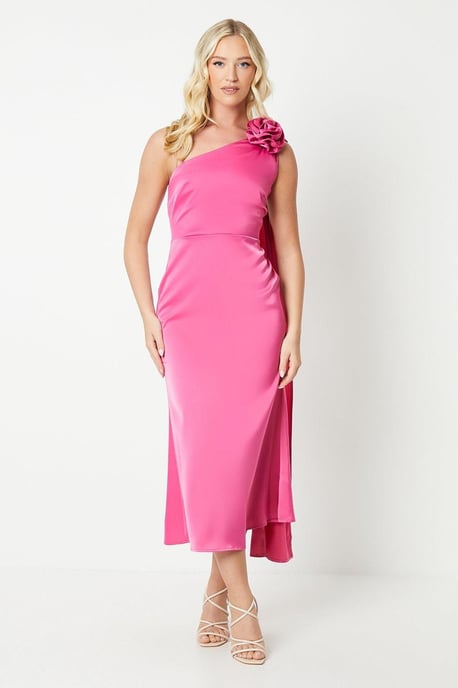 Debut London by Coast Corsage And Cape Detail Midi Dress