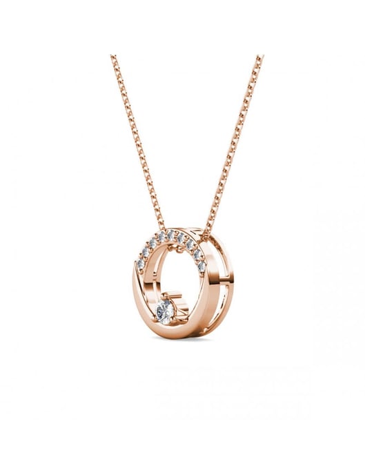 Clarine-Anhänger - Rosegold und Kristall - Image 3