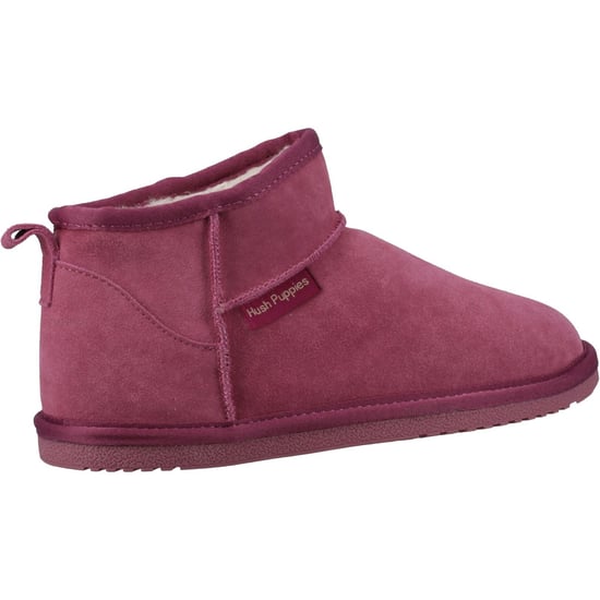Hush Puppies Ashanti Wildleder Damen Rosa Pantoffeln - Image 2