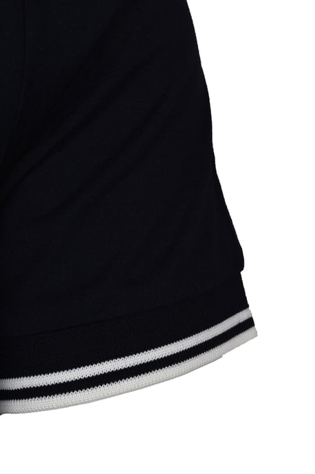 T-shirt double lisere Fred Perry Pour Homme en Bleu Marine - Image 4
