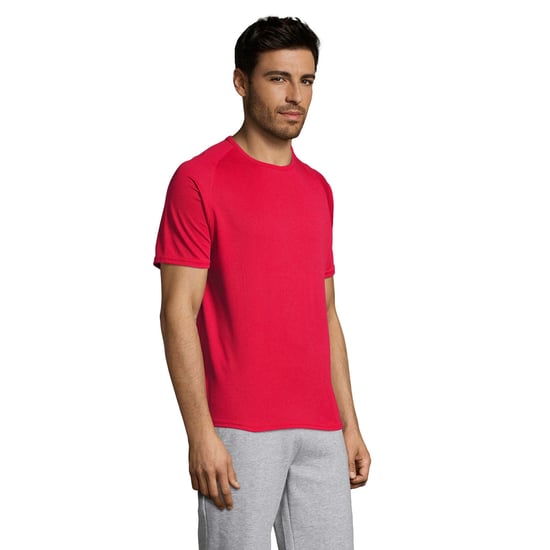 SOLS Mens Sporty Short Sleeve Performance T-Shirt (Rot) - Image 4