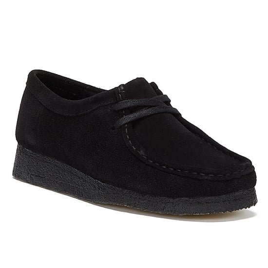 Clarks Originals Wallabee Suede Damen Schuhe - (Schwarz) - Image 2