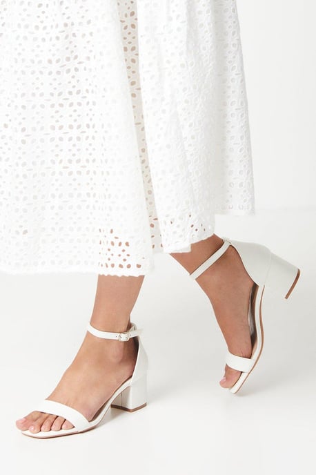 Sammy Low Block Barely There Heels