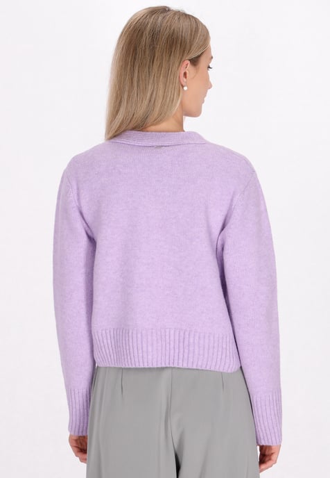 Dreimaster Cardigan Damen Lavendel - Image 4
