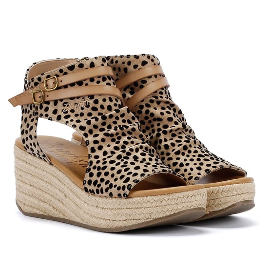 Blowfish Malibu Lacey Damen Sandalen Leopard - Image 1