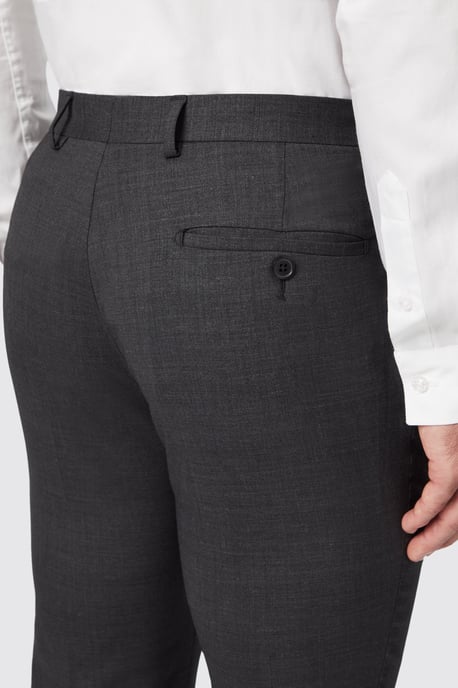 Priory Skinny Fit Suit Charcoal Trouser
