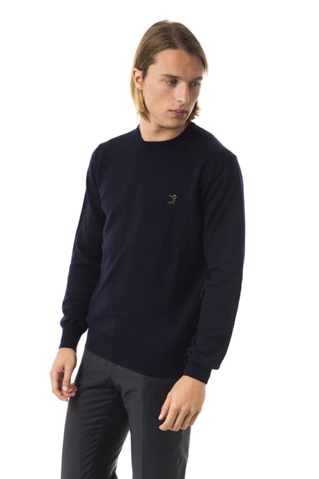 Uominitaliani Men's Blu Sweater