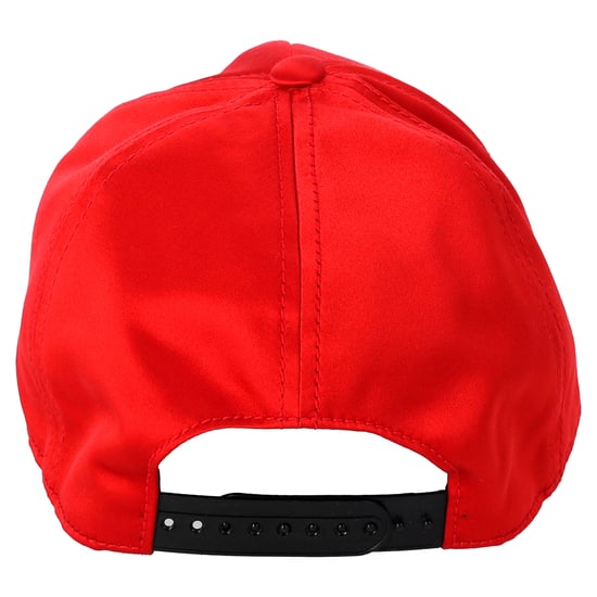 Miu Miu Logo-Patch Baseballkappe aus rotem Canvas - Image 4
