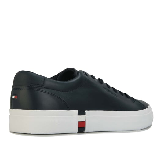 Baskets Modern Vulc cuir Tommy Hilfiger Pour Homme en Bleu Marine - Image 3