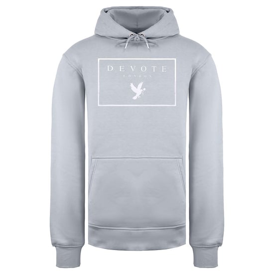 Devote London Mens Blue/White Hoodie