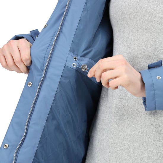 Regatta Womens/Ladies Voltera Heated Waterproof Jacket (Slate Blue)