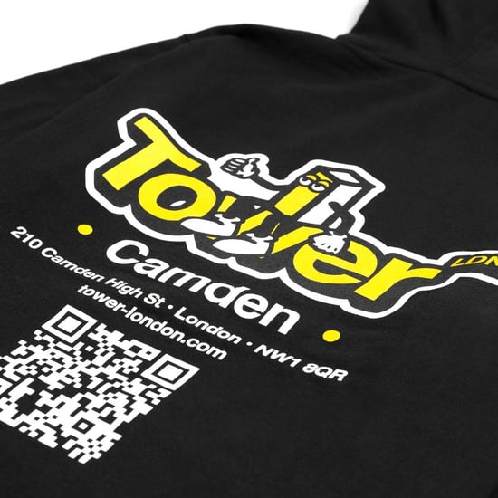 Tower London Camden Hoodie Schwarz - Image 3