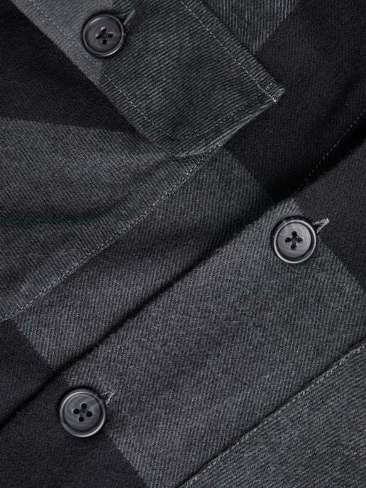 Produkt Dean Check Overshirt  Grau - Image 3
