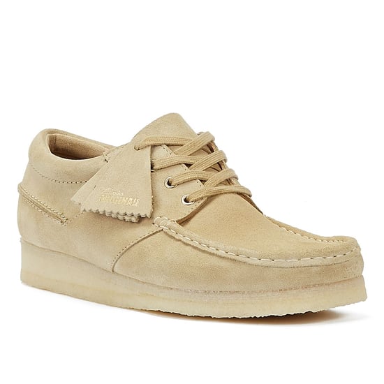 Clarks Originals Wallabee Boot Wildleder Herren Ahorn Schnürschuhe - Image 2