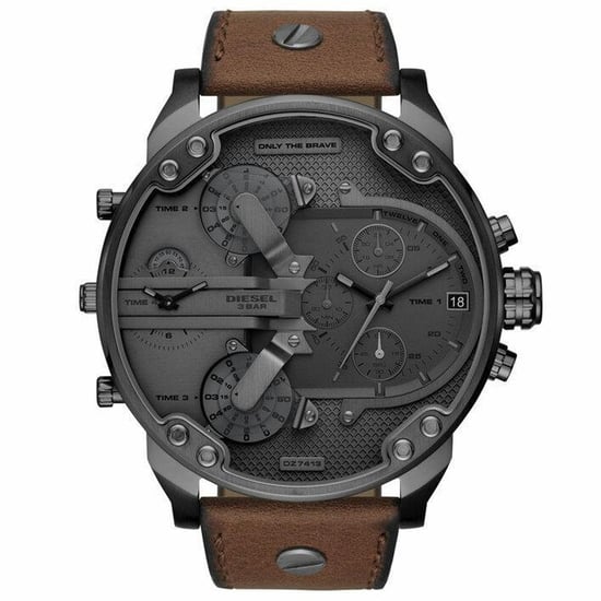Diesel DZ7413 Mr. Daddy 2.0 Chronograph Brown Leather Men's Watch