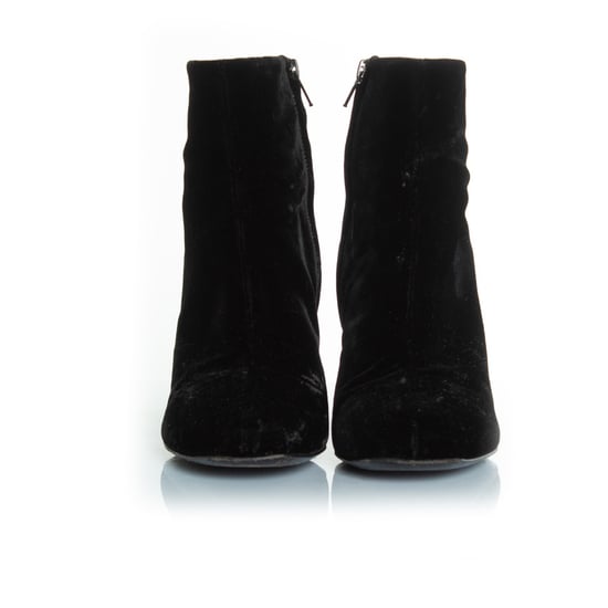 schwarze Samt-Stiefeletten - Image 4