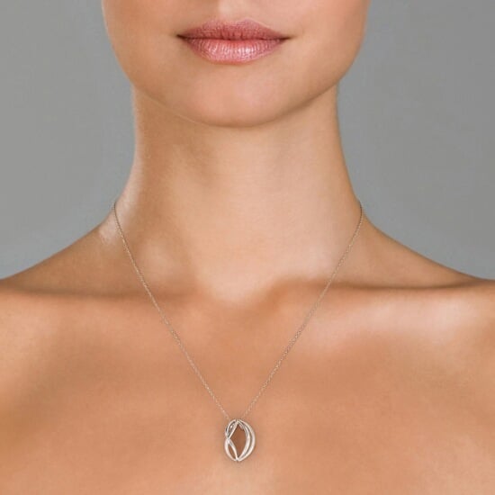 Orphelia Women's 925 Sterling Silver Chain with Pendant - Silver ZH-4641