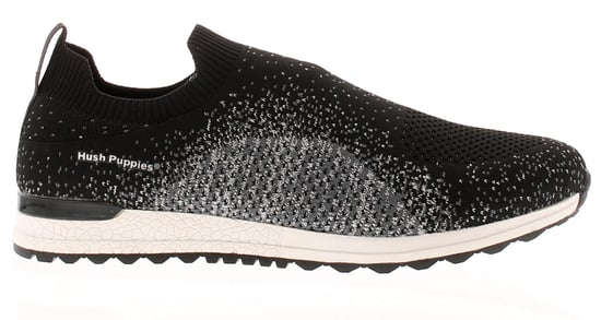 Hush Puppies Ennis Stoff Damen Schwarz Sneakers - Image 2
