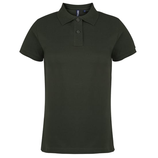 Asquith & Fox - Unifarbenes Poloshirt - Damen (Flaschengrün) - Image 1