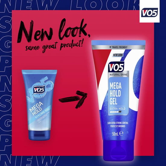 VO5 Mega Hold 24hr Extra Control Travel-Friendly Styling Gel 50ml Pack of 6