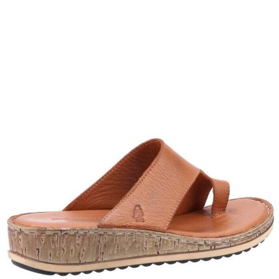 Hush Puppies - Damen Sandalen "Elissa", Wildleder (Braun/Cremefarbe) - Image 2