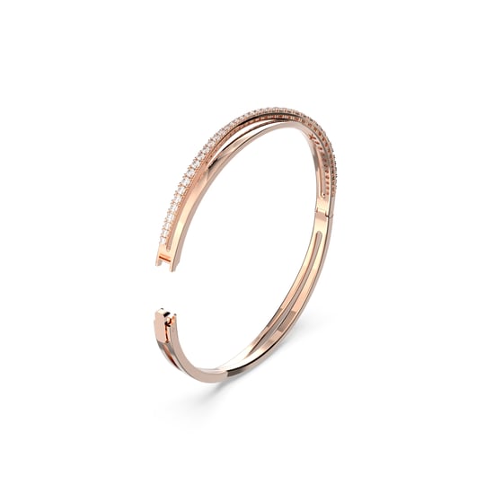 Swarovski 'Twist' Damenarmband aus vergoldetem Metall - Rosé 5620552 - Image 2