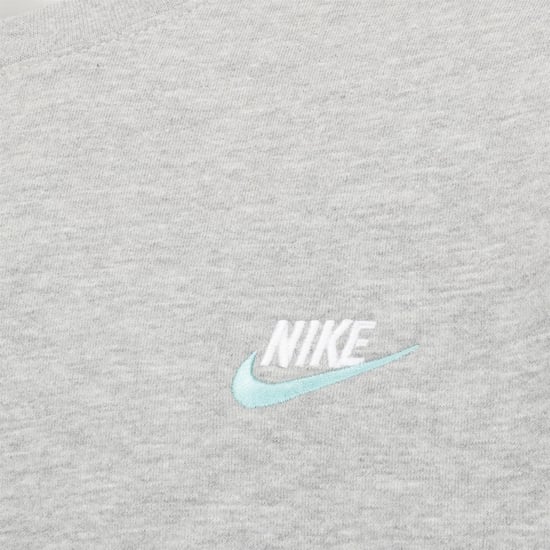 Nike Sportswear Herren Club Fleece Crew Neck Trainingsanzug Grau - Image 6