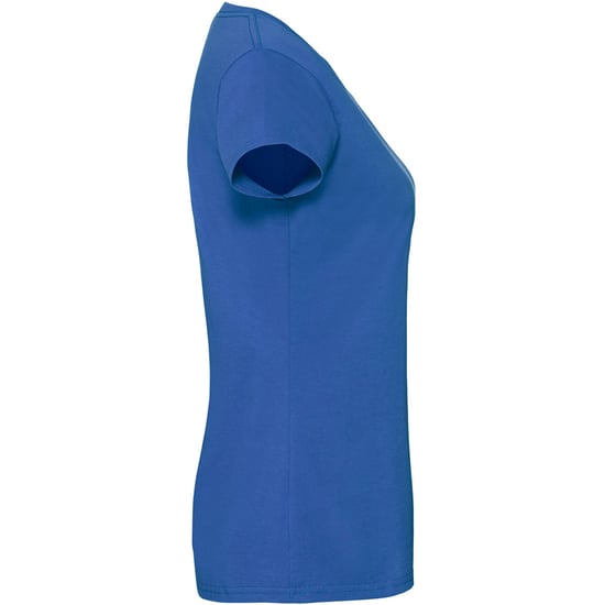 Fruit Of The Loom Damen/Damen Ringspun Premium T-Shirt (Cobalt) - Image 3