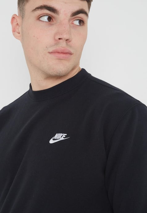 Nike Herren Club Fleece Full Trainingsanzug Set Schwarz - Image 3