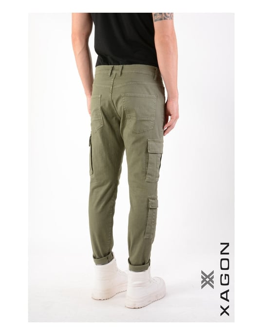 Xagon Hose Cargo Herren grün - Image 4