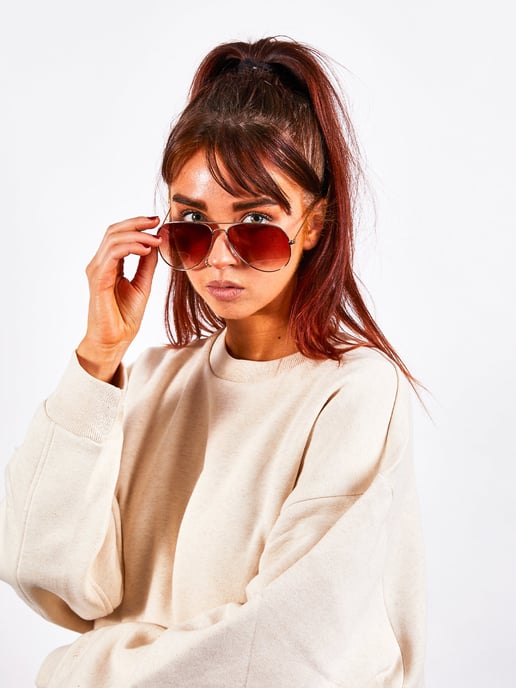 Classic Pilot Gold Aviator  Sunglasses