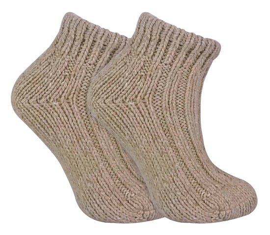 Sock Snob Damen-Stiefelettensocken aus grober, gerippter Wolle mit niedrigem Schnitt - Image 1