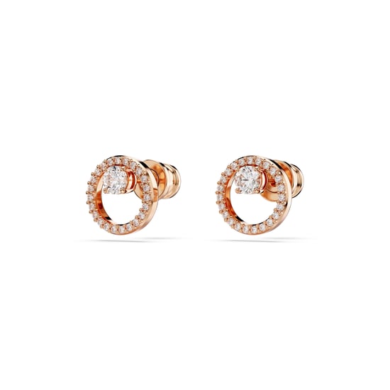 Swarovski 'Dextera' Damen Vergoldete Metall Ohrringe - Rose 5692263 - Image 3