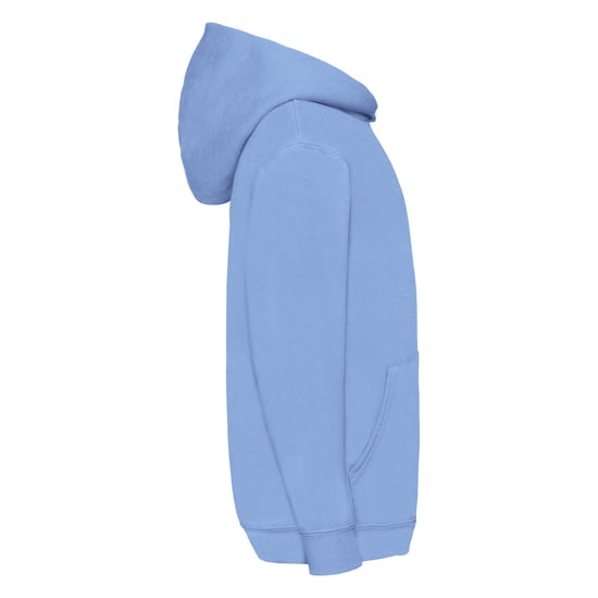 Fruit Of The Loom Kinder Unisex Sweatshirt mit Kapuze / Hoodie (Himmelblau) - Image 2