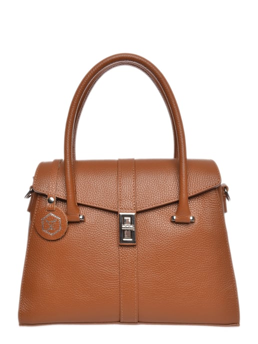 Luisa Vannini Braun Rindsledertasche - Image 1