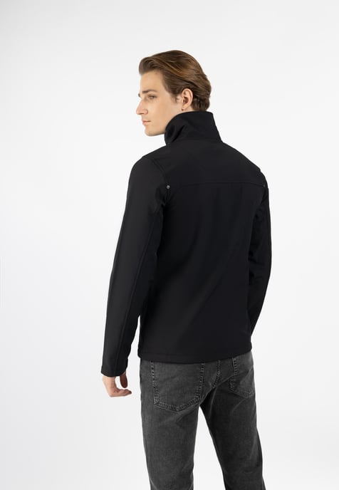 Mo Softshelljacke Herren Schwarz - Image 4