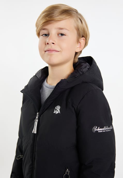 Schmuddelwedda Anorak + Tagesrucksack - SET Jungs Schwarz - Image 3