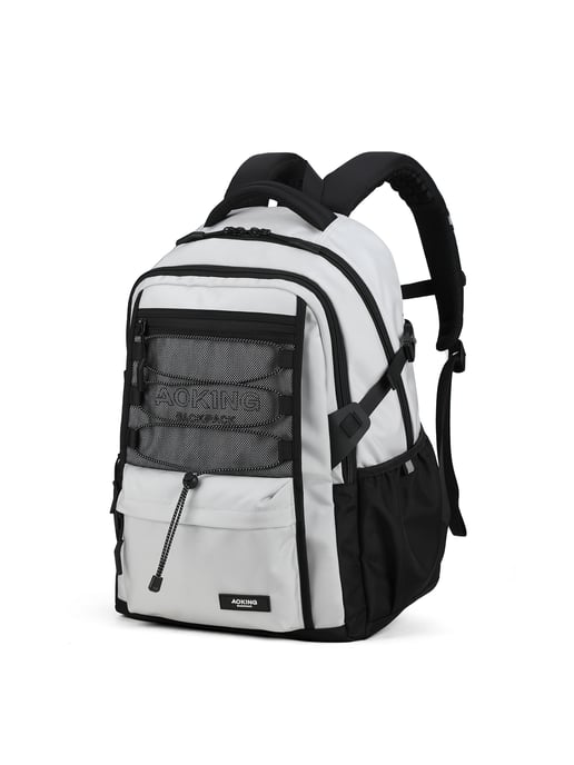 Aoking Rucksack Unisex LIGHT GREY - Image 2