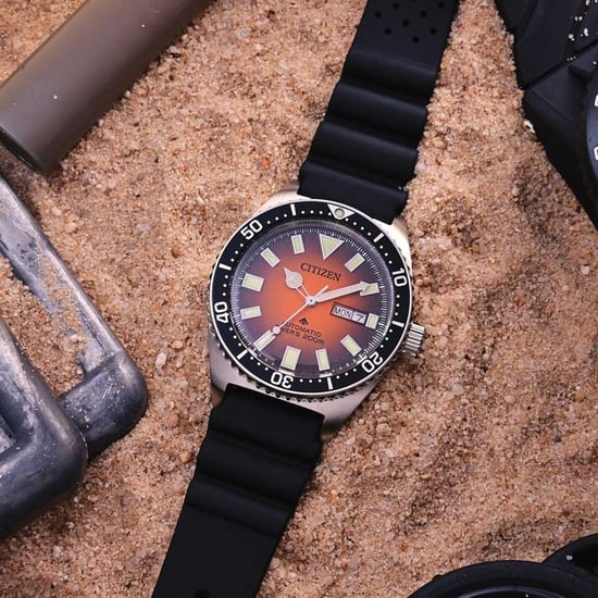 Citizen Promaster Marine Herren Schwarze Uhr NY0120-01ZE - Image 4