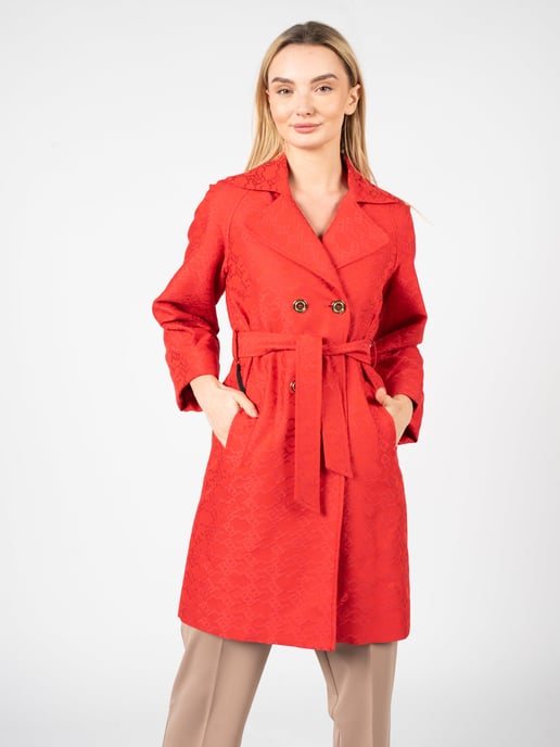 Pinko Trench-coat Tandil Damen rot - Image 3
