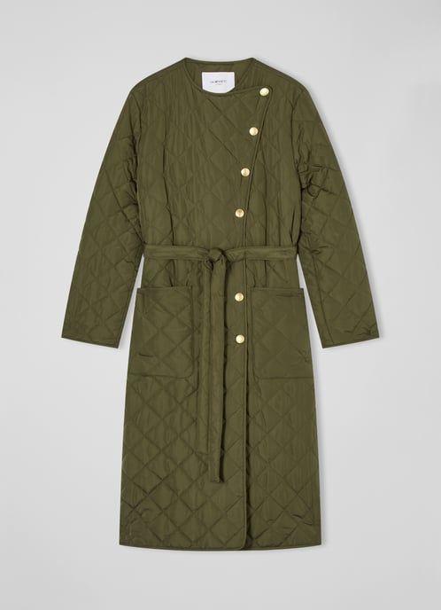LK Bennett Litten Coats, Dark Green