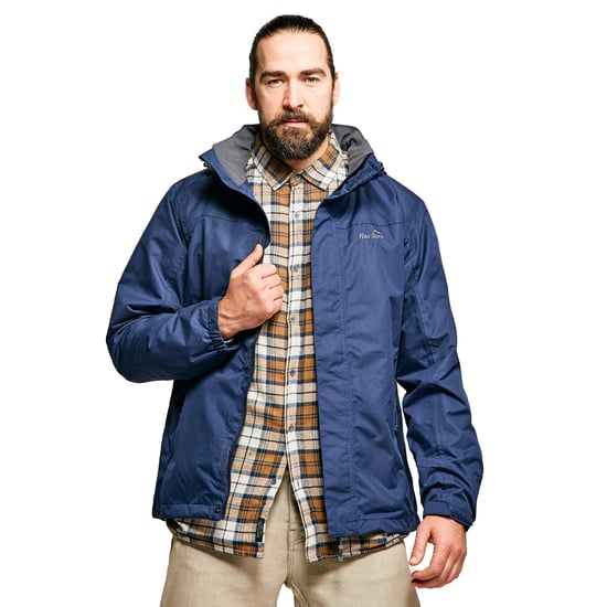 Peter Storm Men's Downpour 2-Layer Waterproof Jacket with Rollaway Hood, Hiking Raincoat