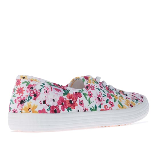Rocket Dog Damen Chow Chow Margate Floral Pumps in Weiß - Image 3