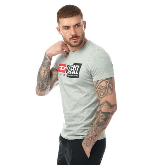 T-shirt T-Diego Cuty Maglietta Diesel Pour Homme en Gris - Image 3